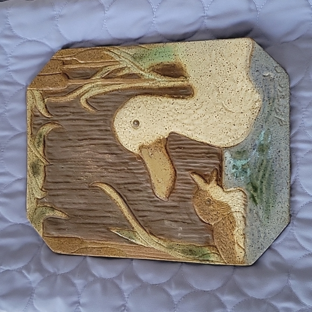 J. Peterson Pottery Wall Decor - 1986